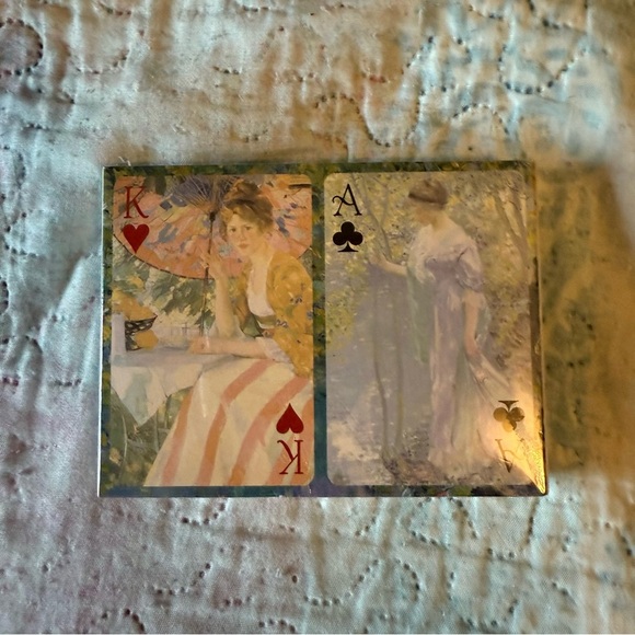 Vintage Playing Cards with Art Nouveau Design - Picture 1 of 7